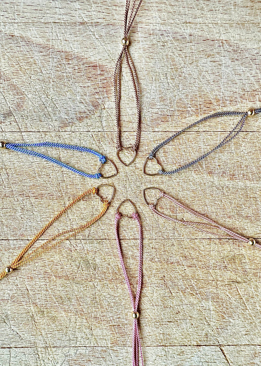 Heart Silk Bracelets