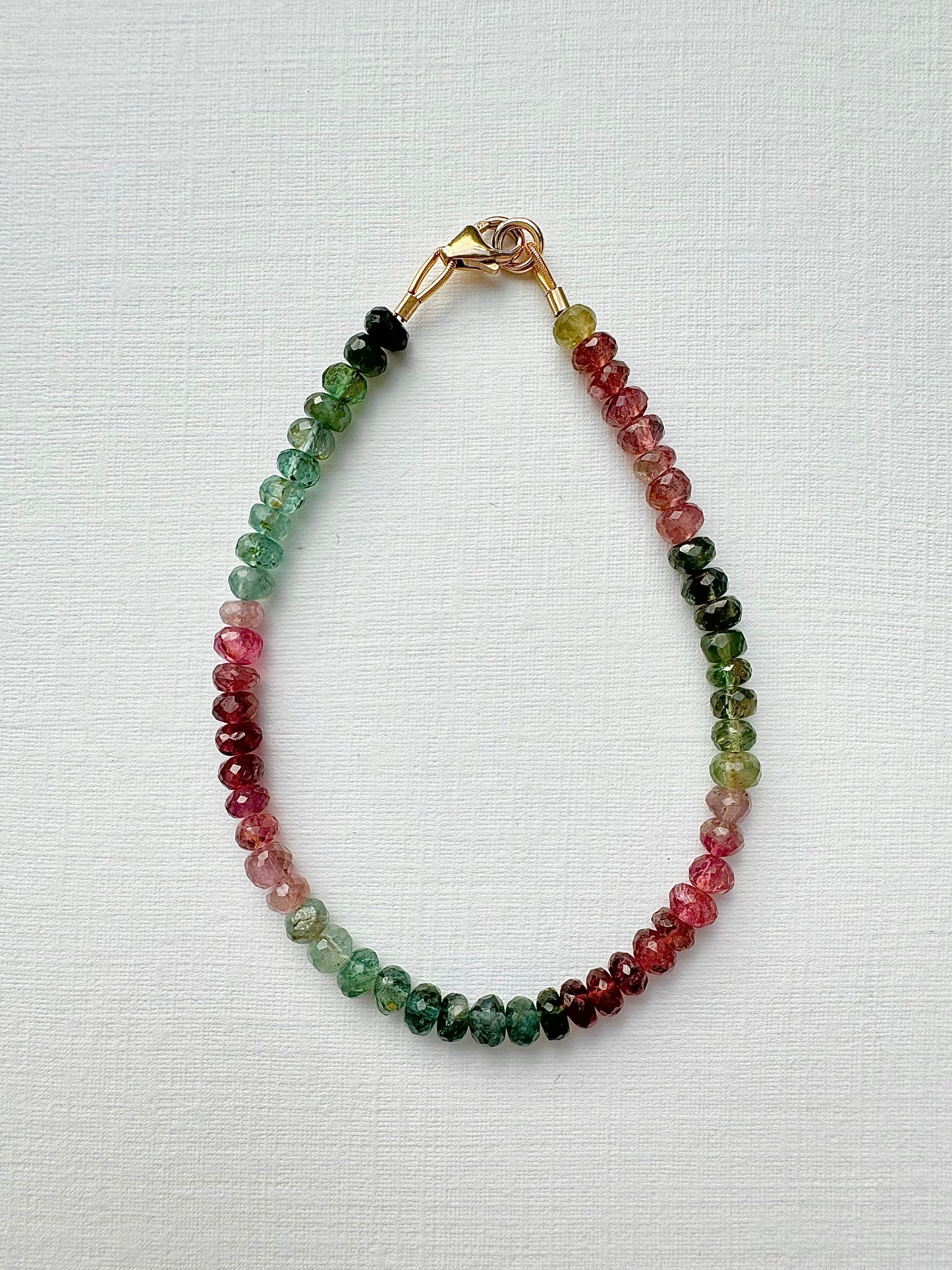 Tourmaline Beaded Bracelet