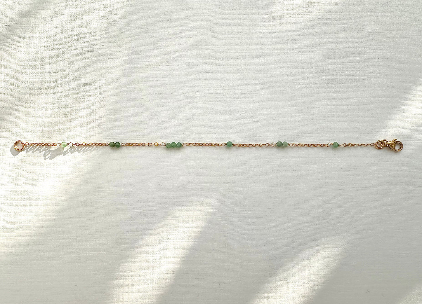 Emerald Chain Bracelet